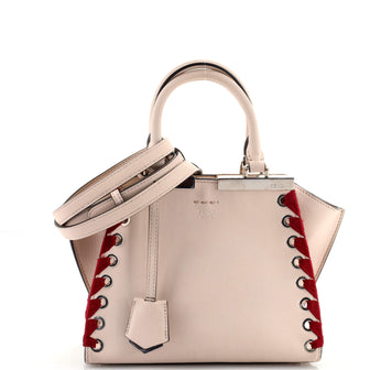 Fendi 3Jours Bag Leather with Ribbon Whipstitch Mini