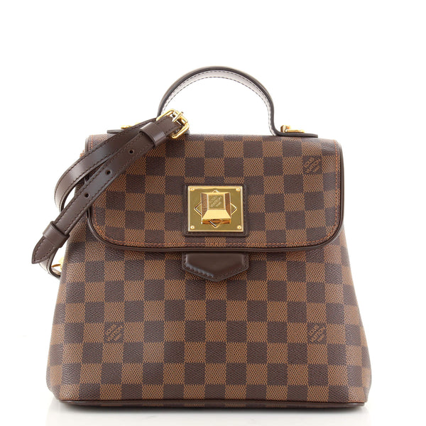 Louis Vuitton Bergamo Shoulder Bag PM Brown Leather for sale online