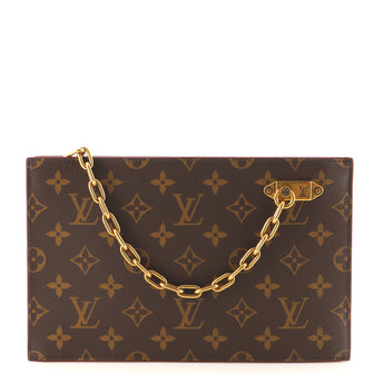 Louis Vuitton Legacy Chain Clutch Monogram Canvas