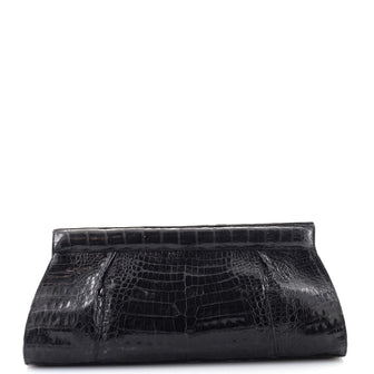 Nancy Gonzalez Frame Clutch Crocodile Long