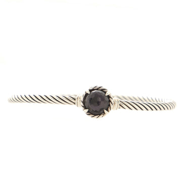 David Yurman Petite Chatelaine Bracelet Sterling Silver with Amethyst 3mm