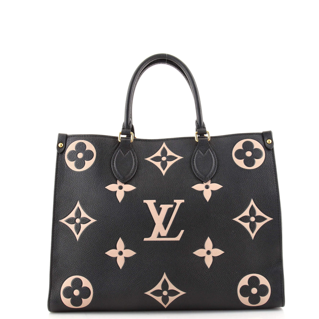 Louis Vuitton Empreinte Monogram Giant Neverfull MM - Black Totes