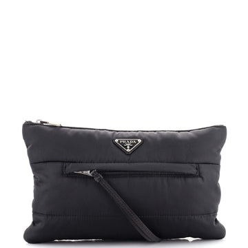 Prada Bomber Clutch Tessuto Medium