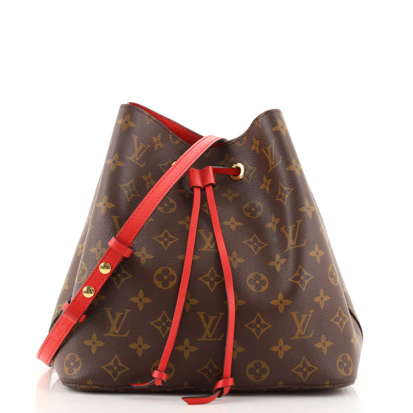 LOUIS VUITTON NeoNoe MM Monogram Canvas Shoulder Bag Brown - 10% OFF