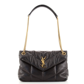 Saint Laurent LouLou Puffer Shoulder Bag Quilted Leather Small