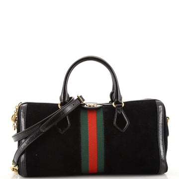 Gucci Ophidia Boston Bag Suede Medium