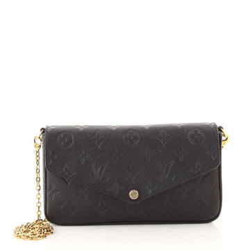 Louis Vuitton Felicie Pochette Monogram Empreinte Leather