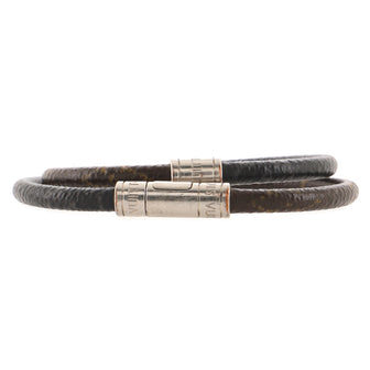 Shop Louis Vuitton Keep It Double Leather Bracelet (BRACELET