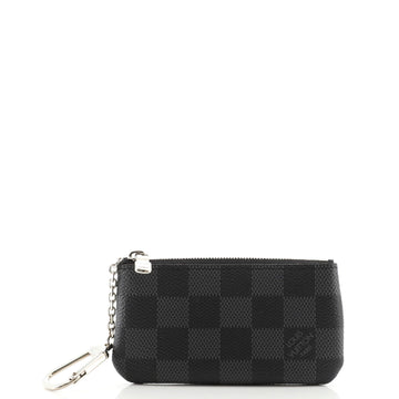 Louis Vuitton Key Pouch Damier Graphite