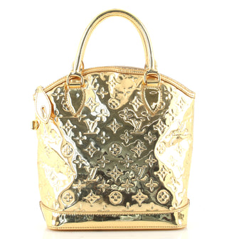 Louis Vuitton Lockit Handbag Monogram Miroir PVC
