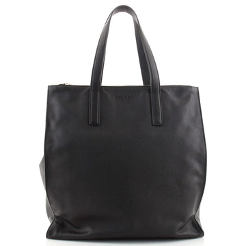 Prada Double Zip Shopper Tote Saffiano Leather Large