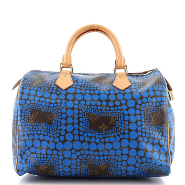 Louis Vuitton Speedy Handbag Limited Edition Kusama Town Monogram Canvas 30