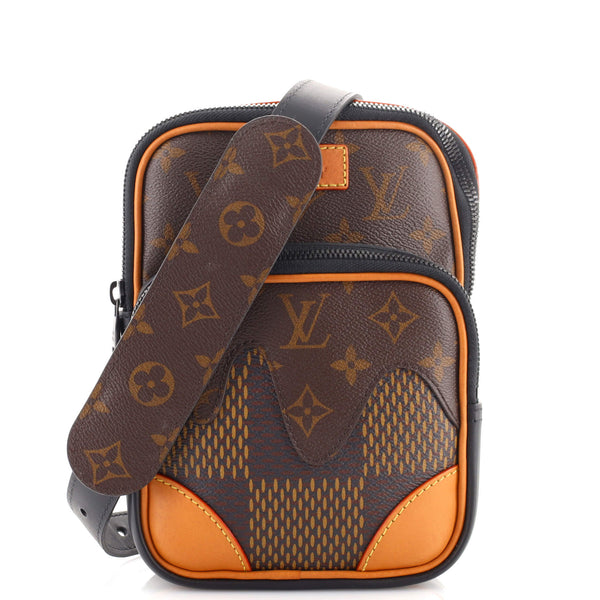 Louis Vuitton Nigo e Messenger Bag Limited Edition Giant Damier and  Monogram Canvas Nano Brown 1555886