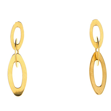 Roberto Coin Chic and Shine Drop Earrings 18K Yellow Gold