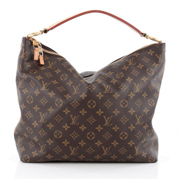 Louis Vuitton Sully Handbag Monogram Canvas MM