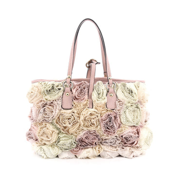 Valentino Rosier Tote Silk Small Neutral