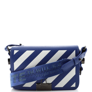 Off White Binder Clip Flap Bag Leather Mini