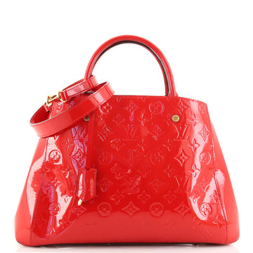 Louis Vuitton Montaigne Handbag Monogram Vernis MM