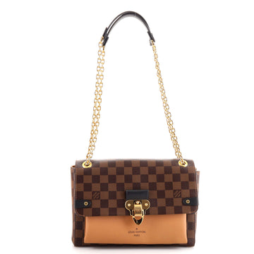 Louis Vuitton Vavin Handbag Damier with Leather PM