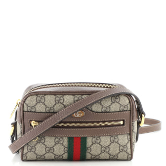 Gucci Ophidia Shoulder Bag GG Coated Canvas Mini