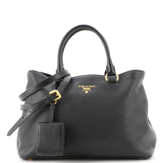 Prada Convertible Shopping Tote Vitello Daino Medium