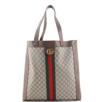 Gucci Ophidia Soft Open Tote GG Coated Canvas Large