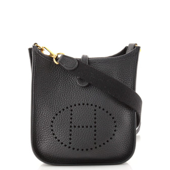 Hermes Long Strap Evelyne Bag Clemence TPM