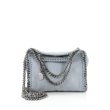 Stella McCartney Falabella Crossbody Bag Shaggy Deer Tiny blue