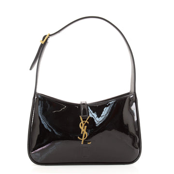 Saint Laurent Le 5 a 7 Hobo Patent Small