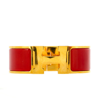 Hermes Clic H Bracelet Enamel Wide
