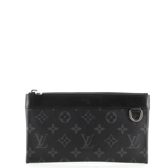 Louis Vuitton Discovery Pochette Monogram Eclipse Canvas PM