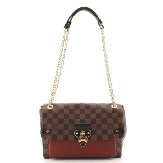 Louis Vuitton Vavin Handbag Damier with Leather PM