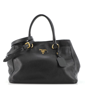 Prada Convertible Open Tote Vitello Daino Medium