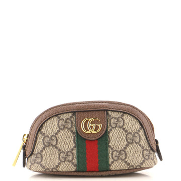 Gucci Ophidia Key Pouch GG Coated Canvas