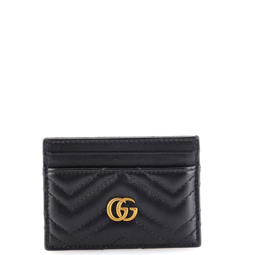 Gucci GG Marmont Card Holder Matelasse Leather