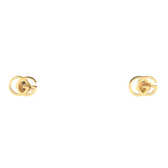Gucci GG Running Stud Earrings 18K Yellow Gold