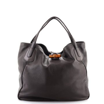 Gucci Hip Bamboo Tote Soft Deer Large