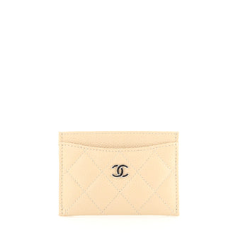 Chanel Classic Card Holder Quilted Caviar