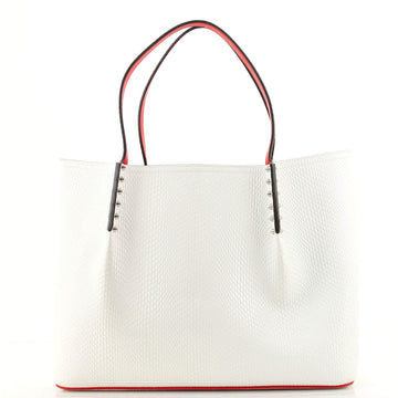 Christian Louboutin Cabarock Tote Crocodile Embossed Leather Large