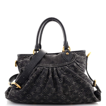 Louis Vuitton Neo Cabby Handbag Denim MM