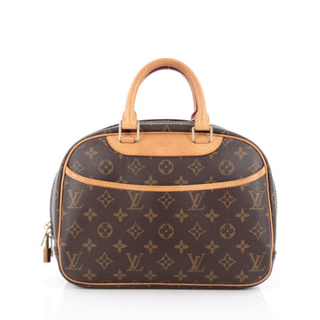 Louis Vuitton Trouville Handbag Monogram Canvas brown