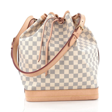 Louis Vuitton Noe Handbag Damier Large white