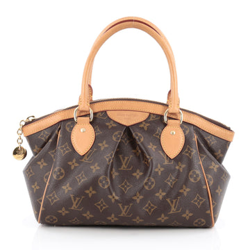 Louis Vuitton Tivoli Handbag Monogram Canvas PM Brown
