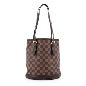 Louis Vuitton Marais Bucket Bag Damier brown