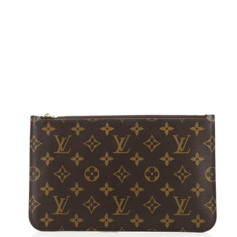 Louis Vuitton Neverfull Pochette Monogram Canvas Large