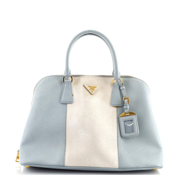 Prada Bicolor Promenade Bag Saffiano Leather Medium