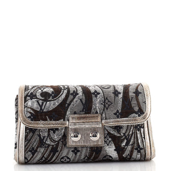 Louis Vuitton Thalie Clutch Brocade Monogram