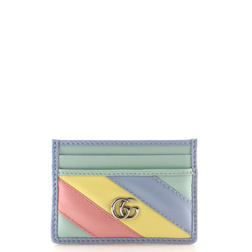 Gucci GG Marmont Card Holder Matelasse Leather