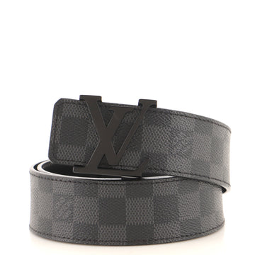 Louis Vuitton LV Initiales Belt Damier Graphite Wide