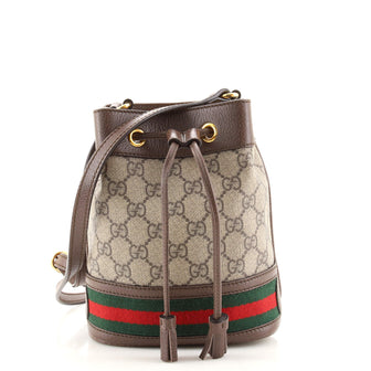Gucci Ophidia Bucket Bag GG Coated Canvas Mini